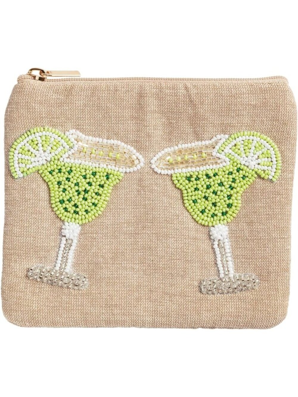 Chic Green Beaded Margarita Case for Women - Perfect for Parties & Events